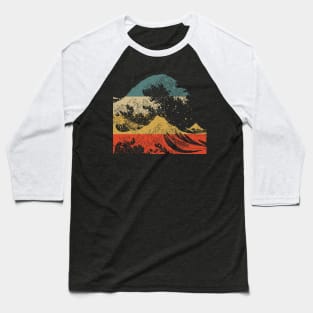 Great Wave Vintage Baseball T-Shirt